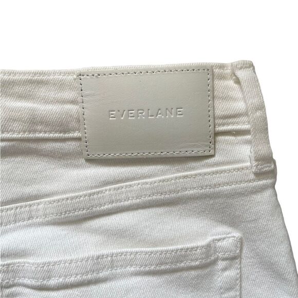 NWT EVERLANE High Rise Skinny Jean White Size 27 Ankle - Picture 8 of 11